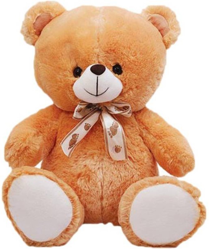 emutz Very Soft 2 Feet Lovable/Huggable Teddy Bear with Heart Neck Bow BROWN  - 12 inch(Brown)