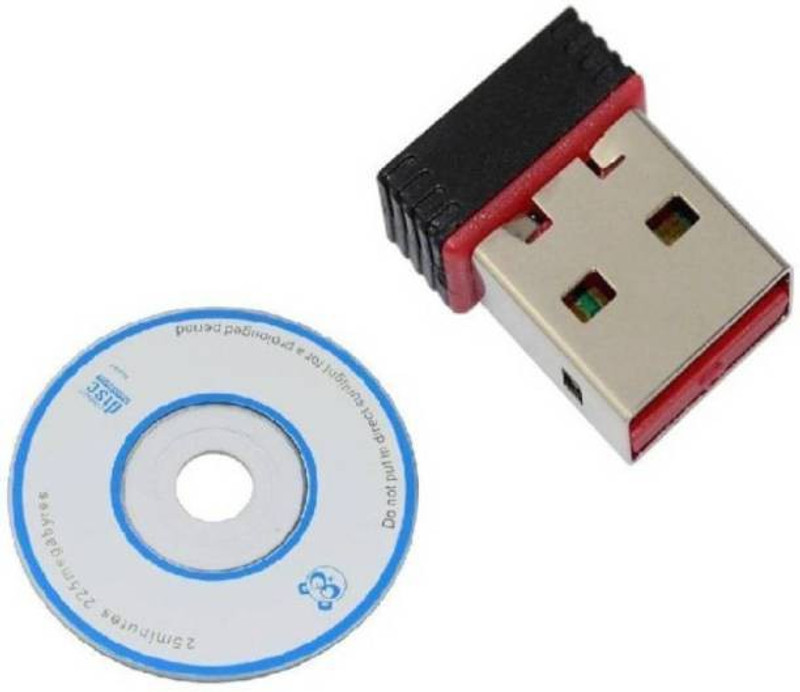 mzee 450 Mbps Portable High Speed Long range Nano Wifi Dongle, Connector, Receiver 802.11B/G/N 2.0 Wireless Wi Fi 2.4GHz Wireless LAN Network Card External USB Adapter(Black)