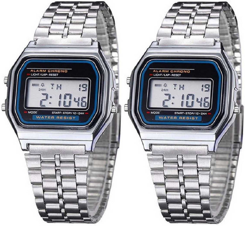 new eyra new Style silver Watches Men's Luxury Anal Digital cas-c-digitas.pixle Digital Watch  - For Men