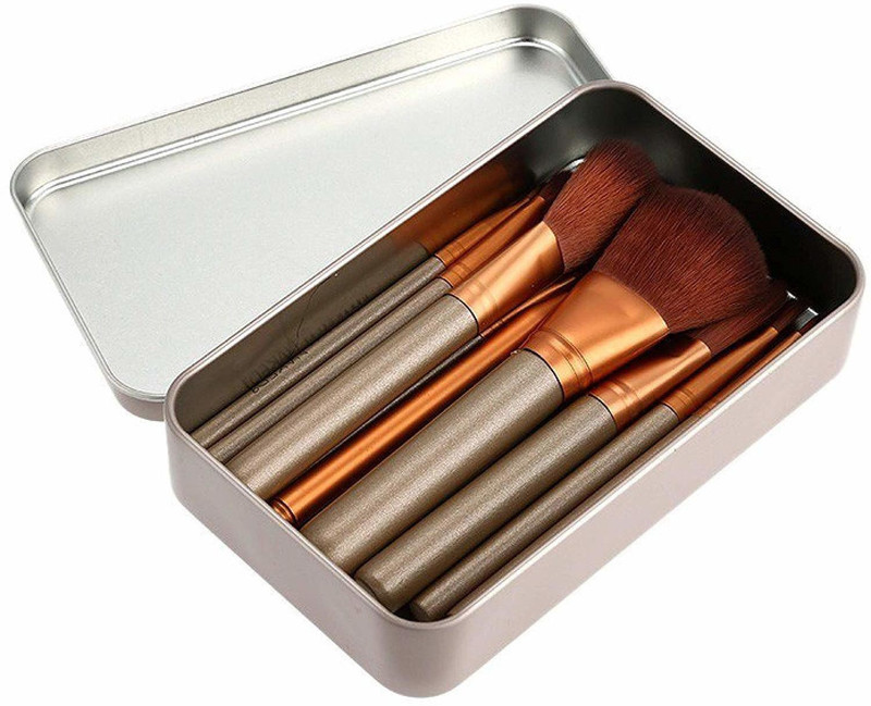 spanking Makeup Brushes Kit with A Storage Box (Gold) -Set of 12(Pack of 12)