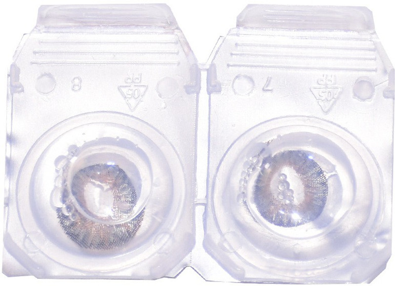glance gallaxy glancegallaxy gray Monthly(0, Colored Contact Lenses, Pack of 2)