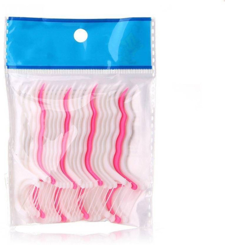 Aanya Enterprise dental floss tooth pick (24 tooth pick stick)(5 cm)