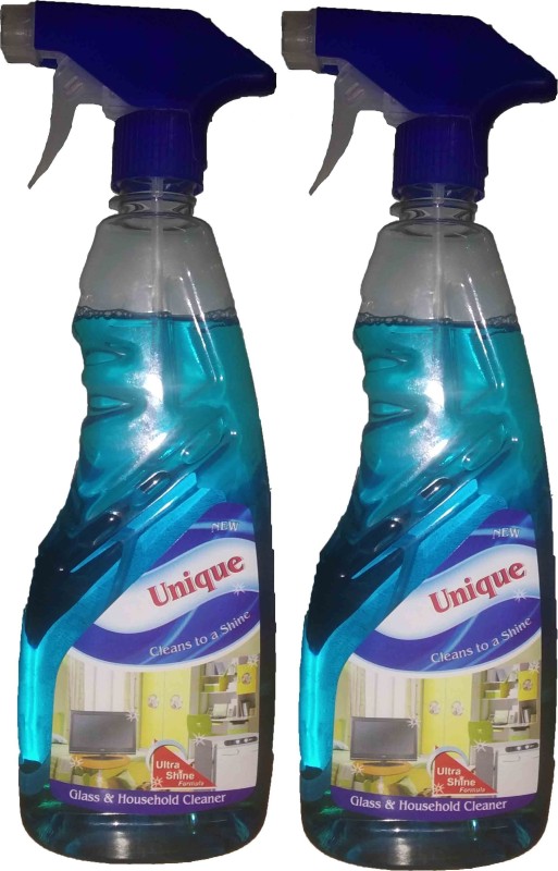 NEWGTBE Unique Glass & Household Cleaner 500 ml (Pack of 2)(500 ml) RS.240 (63.00% Off) - Flipkart