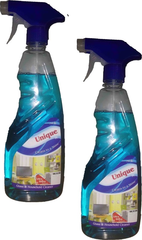 NEWGTBE Unique Glass and Surface Cleaner with Shine Boosters Spray 500 ml (Pack of 2)(500 ml) RS.243 (62.00% Off) - Flipkart