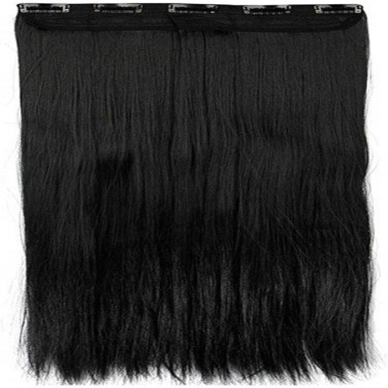 onlinestore22 Straight Extension For Women And Girls - 24 Inch (Black)  Extension  Accessory Set Hair Extension