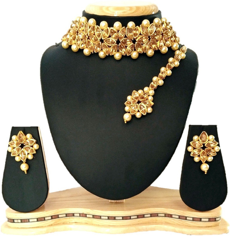 Harita Alloy Jewel Set Gold Buy Online In Antigua And Barbuda At Antigua Desertcart Com Productid 154998546