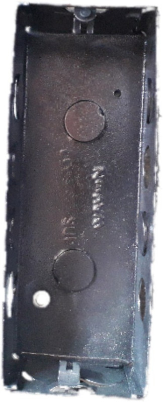 pihu gangbox 8*3 ( pack of 1 ) Metal Electrical Box