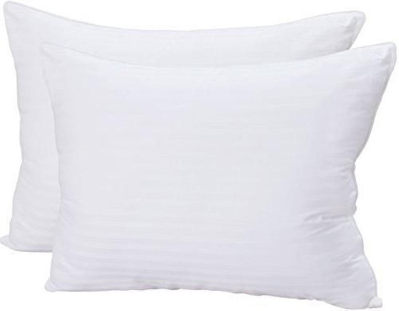 sleepwell Solid Bed/Sleeping Pillow Pack of 1(White)