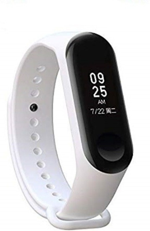 Buy BREEL Fitbit M3 Smart Fitness Band White Strap Size All