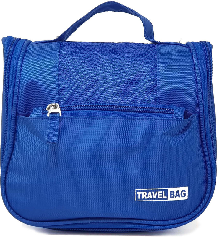 wildmount Toiletry Hanging Kit Portable Cosmetic Bag Makeup Pouch Waterproof Travel Organizer Bag Travel Toiletry Kit Travel Toiletry Kit(Blue)