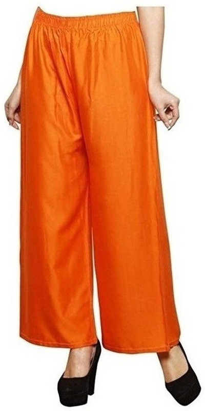 xinstyle Regular Fit Women Orange Trousers