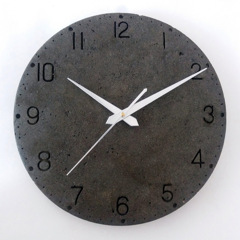 gwoss Analog 26.5 cm X 2.5 cm Wall Clock(Grey)