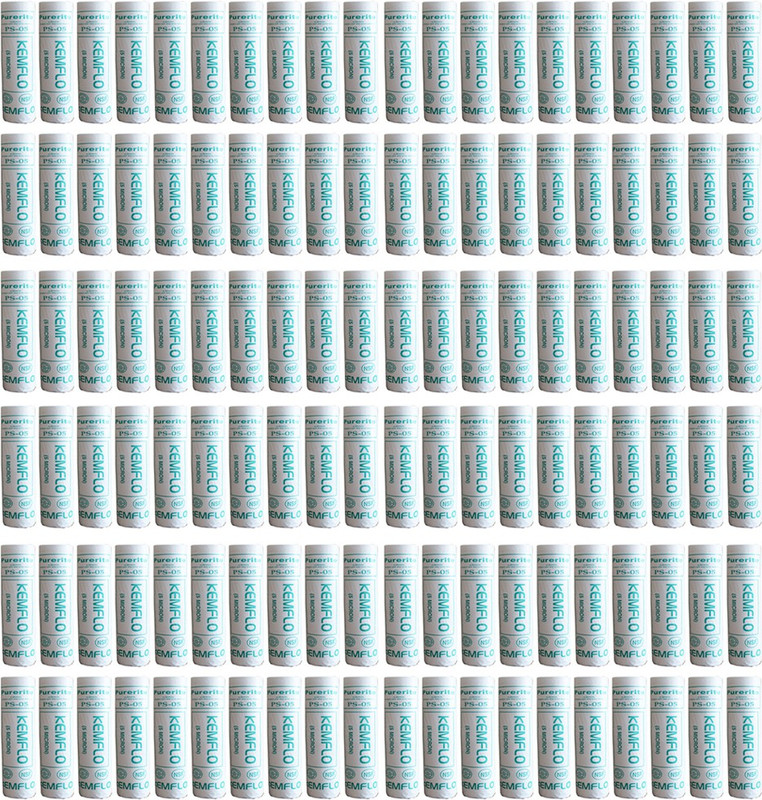kemflo 10" 5 Micron PP Spun Pack Of 120 Solid Filter Cartridge(5, Pack of 120)