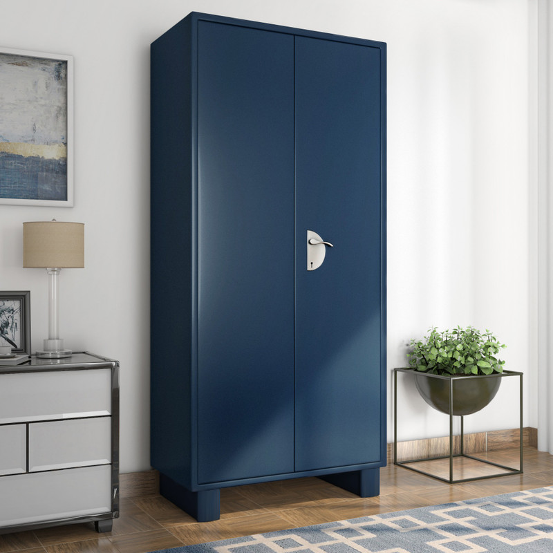 Godrej Interio Storwel M2 Metal Almirah Finish Color Blue Latest Shopping Deals