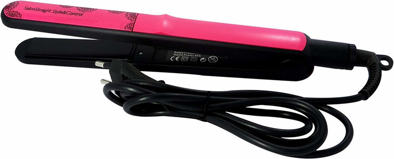 pritam global traders 817 CRM Hair Straightener For Men And Women 817 Crm pink with ceramic plates & temprature control Hair Straightener(Pink)
