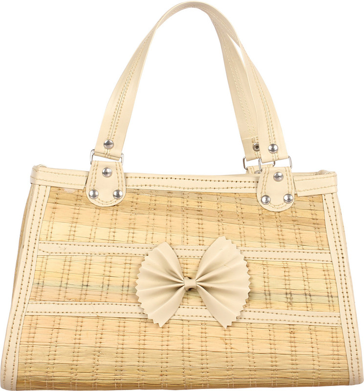 habereindia Women Beige Tote