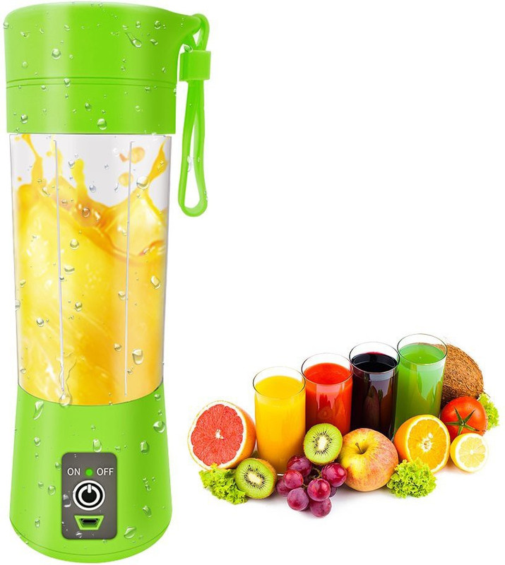 Rotorua na USB Juicer Bottle Blender 0 Juicer Mixer Grinder(Multicolor, 1 Jar)