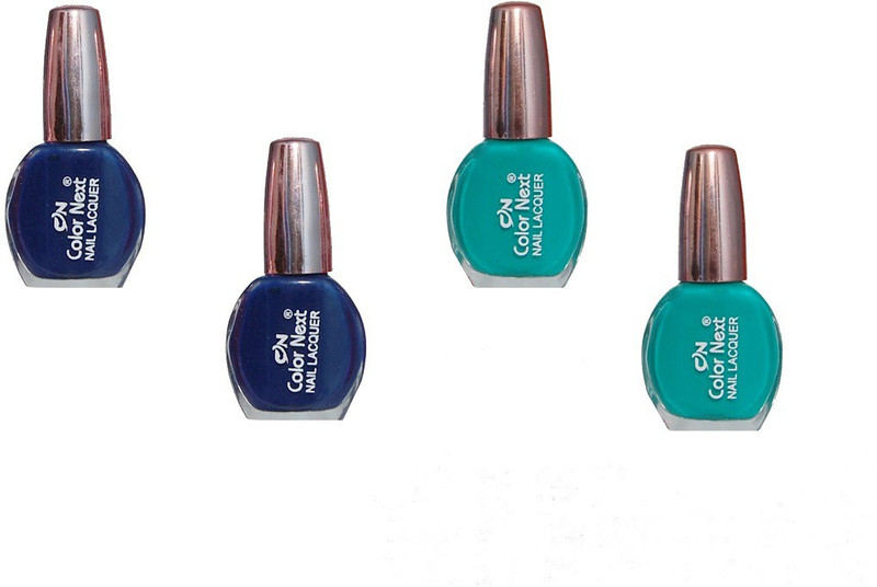 verma brends Nail Polish multicolor multycolor(4pc)blue,green blue, green(Pack of 4)