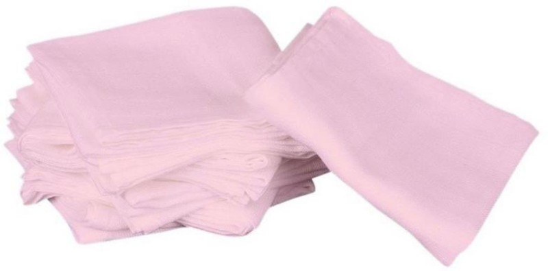 Chinmay Kids ®Reusable Muslin Square Nappies cum Napkins Pack of 6 (Midum size) 62.5cm x 62.5cm Pink Napkins(6 Sheets)