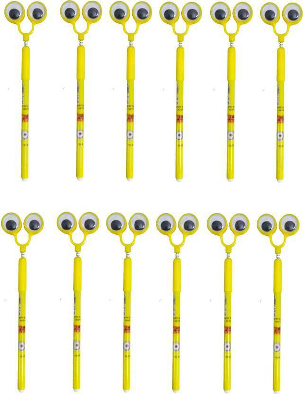 papayo 12PCS Cartoon Gel pen Cute minions 0.5mm Gel Pen Gift Stationery School Office Supplies Gel Pen(Pack of 12)