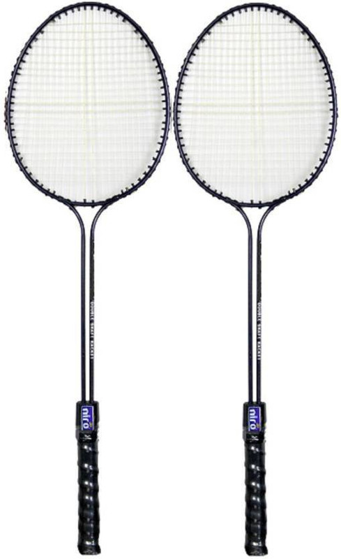 labh traders lb niro Multicolor Strung Badminton Racquet(Pack of: 2, 230 g)