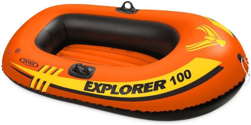Intex Explorer 100 Boat Inflatable Kayak Water Raft(Orange)