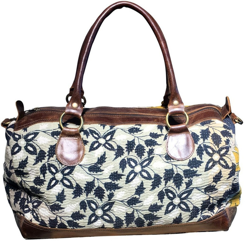 Raheja Exports Premium Quality Traditional Cloth/Leather Travel Bag/Travelling Bag Multipurpose Bag(Multicolor, 10 L)