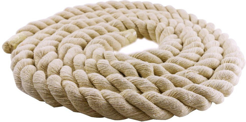 Engarc Tug of War Cotton Rope 40mtr x19mm Thickness Battle Rope(Length: 40 ft, Weight: 2.6 kg, Thickness: 19 inch)