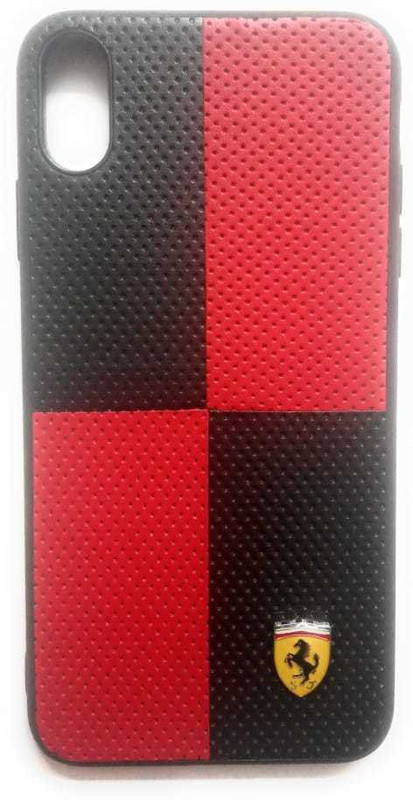 vendees hub Back Cover for Apple iPhone XS Max(Red and Black, Shock Proof)