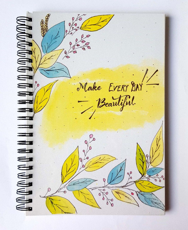 thepaperstorystudio A5 Notebook(Handmade, Pista Green)