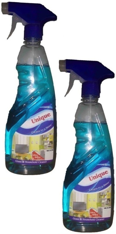 NEWGTBE Unique glass cleaner with ultra shine formula (Pack of 2)(500 ml) RS.241 (62.00% Off) - Flipkart