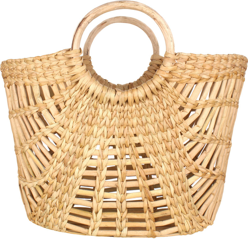 habereindia Multipurpose Storage Basket/Picnic Basket/Fruits&Vegetable Basket Storage Basket(Pack of 1)