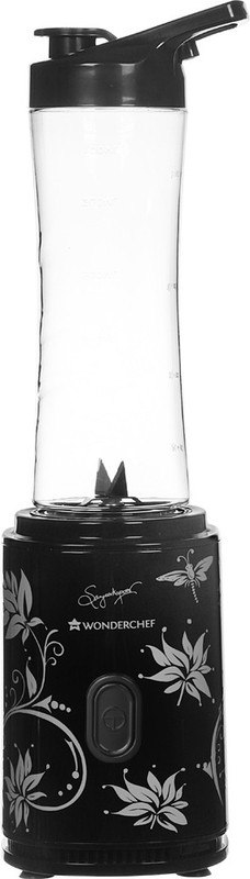 Wonderchef Nutri-blend Personal 300 Juicer Mixer Grinder(Black, 1 Jar)