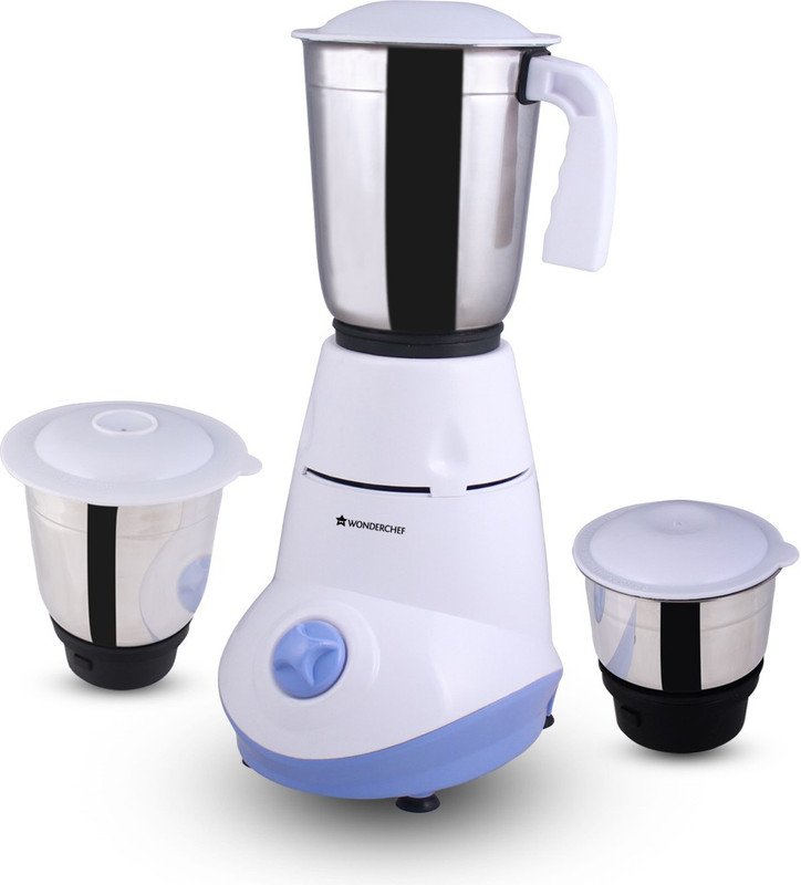 Wonderchef Capri Blue 500 Mixer Grinder(Blue, 3 Jars)