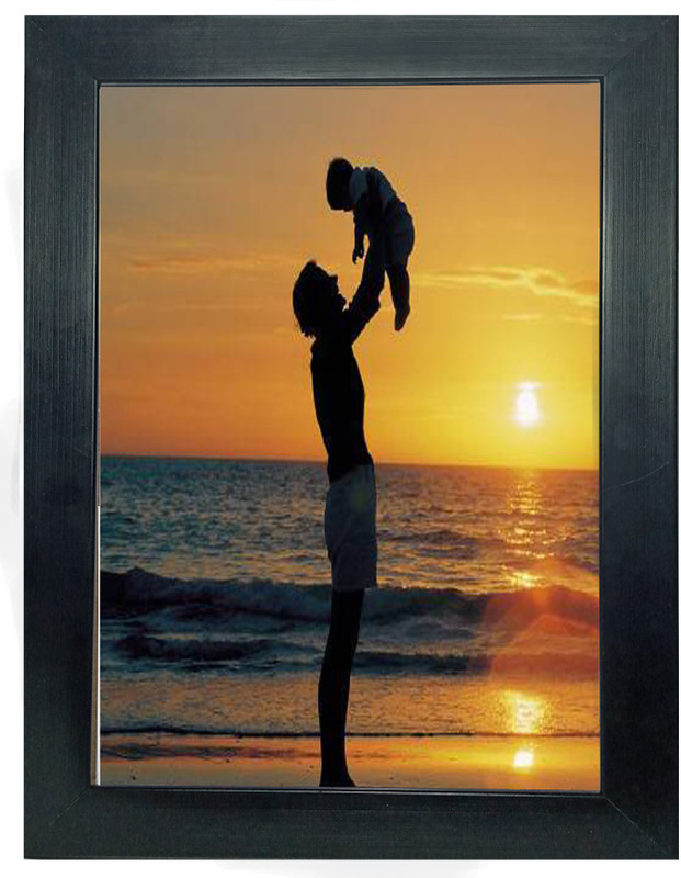 best father Glass, Wood, MDF Photo Frame(Black, 1 Photos)