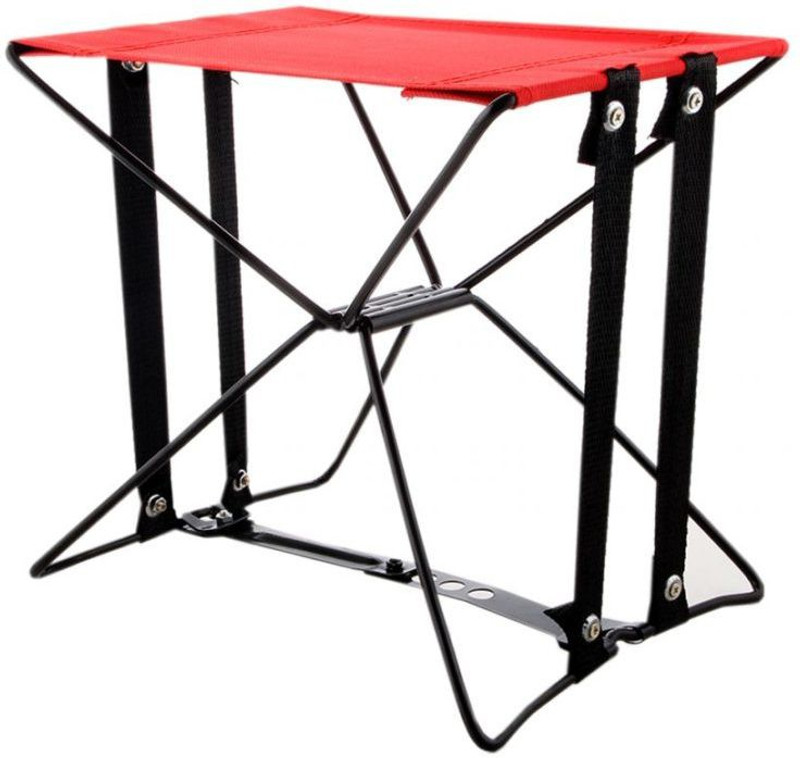 total gifts Metal Outdoor Table(Finish Color - red)