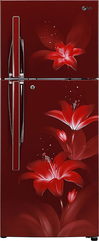 LG 284 L Frost Free Double Door 3 Star Refrigerator(Ruby Glow, GL-T302RRGU) LG 284 L Frost Free Double Door 3 Star Refrigerator(Ruby Glow, GL-T302RRGU)
