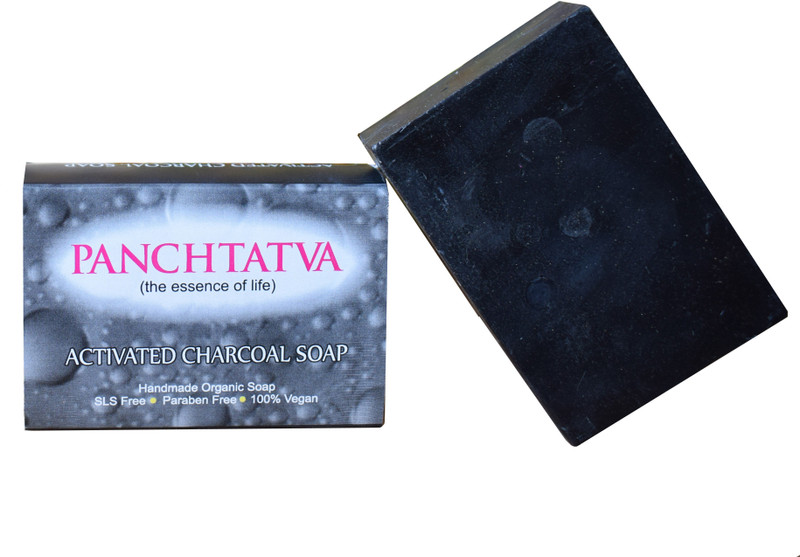 panchtatva Activated Charcoal handmade Natural organic soap(3 x 110 g)