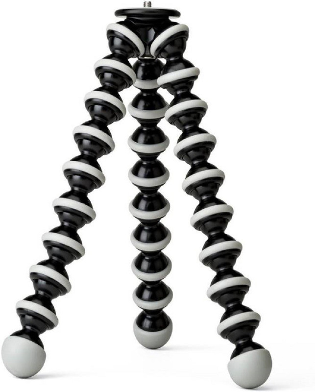 MobFest Gorilla tripod Multi/purpose Octopus StylePortable and adjustable Tripod Ball Head(Black, Supports Up to 1500 g)