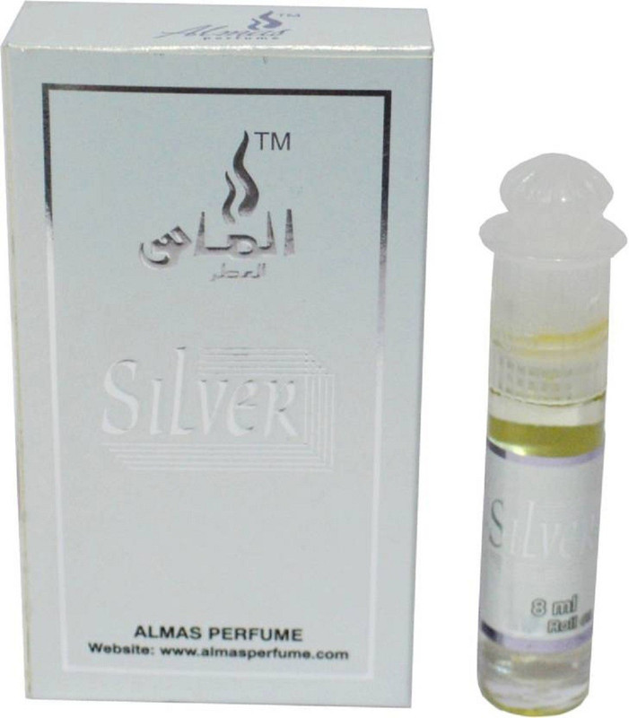 Almas Silver Eau de Parfum - 8 ml (For Boys) Floral Attar(Floral)