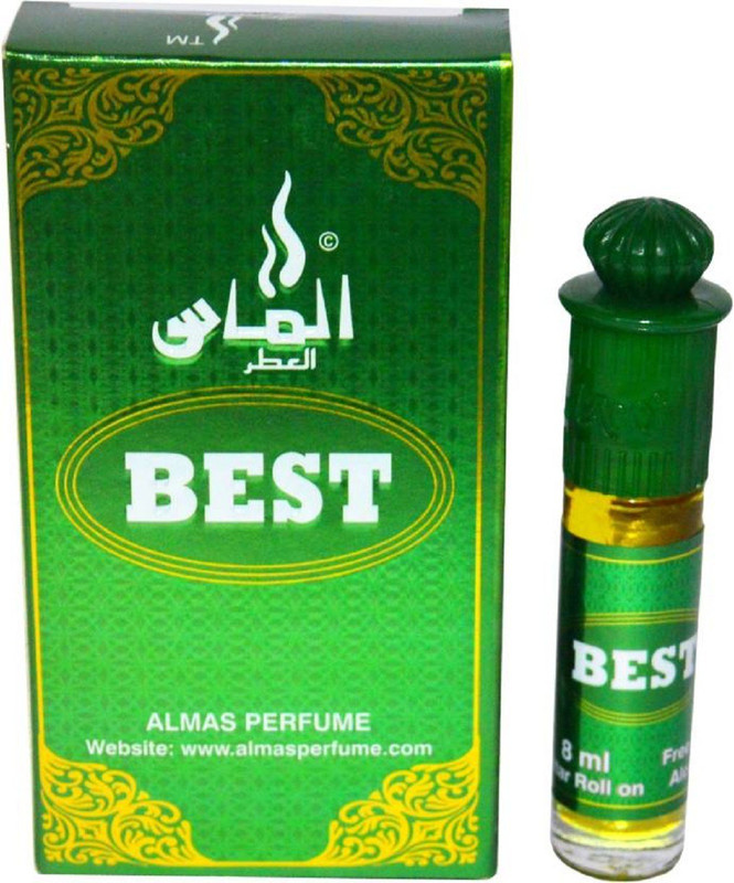 Almas Best Long Lasting Pocket Perfume. Floral Attar 8 ml Pack of 2 (Fruity) Floral Attar(Floral)