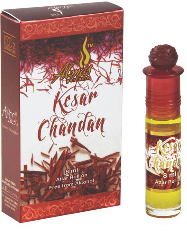 Almas KESAR CHANDAN Special pocket Herbal Attar 8ml (Zafari) Floral Attar(Floral)