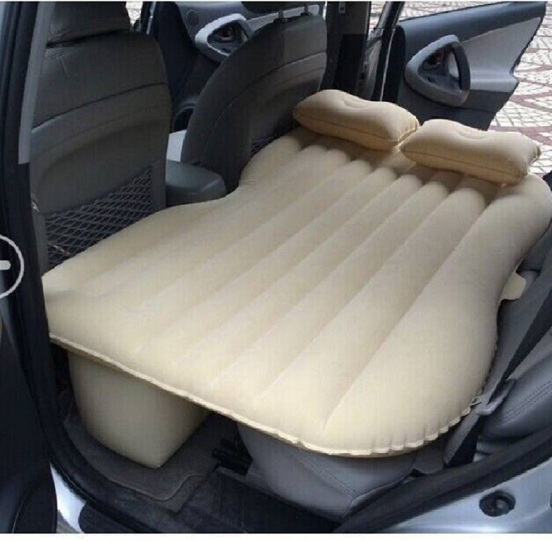 shophere Multi functional Inflatable Car Bed Mattress with Two Air Pillows, Car Air Pump and Repair Kit Car Inflatable Bed(Universal)