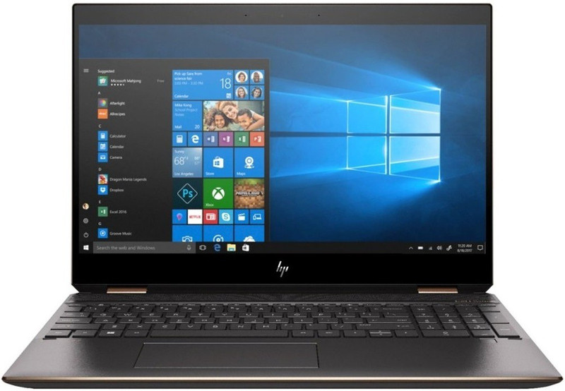 HP Spectre X360 Core i7 8th Gen - (16 GB/512 GB SSD/Windows 10 Home/2 GB Graphics) 15-DF0013DX 2 in 1 Laptop(15.6 inch, Dark Ash Silver)