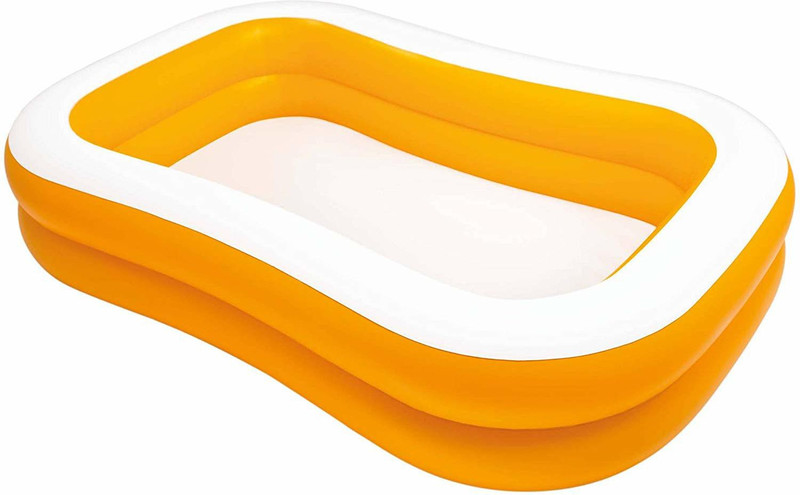 dharti enterprise Mandarine Swim Centre Pool, White and Orange(Multicolor)