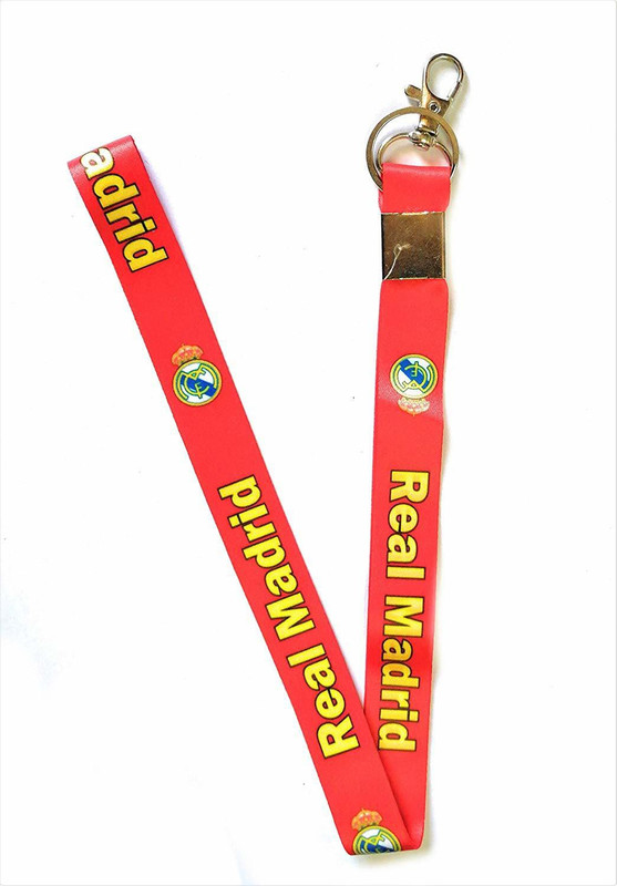Blue Aura Real Madrid Bike Keychain Car Keychain LENGTH- 48 CM Lanyard(multicolored)