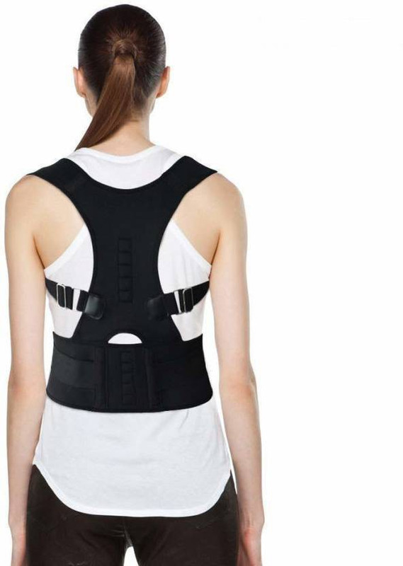 zedoff SMART BELT POSTURE SUPPORT,ABDOMEN,SHOULDER BRACE FOR Abdomen Support (Black) Back & Abdomen Support(Black)