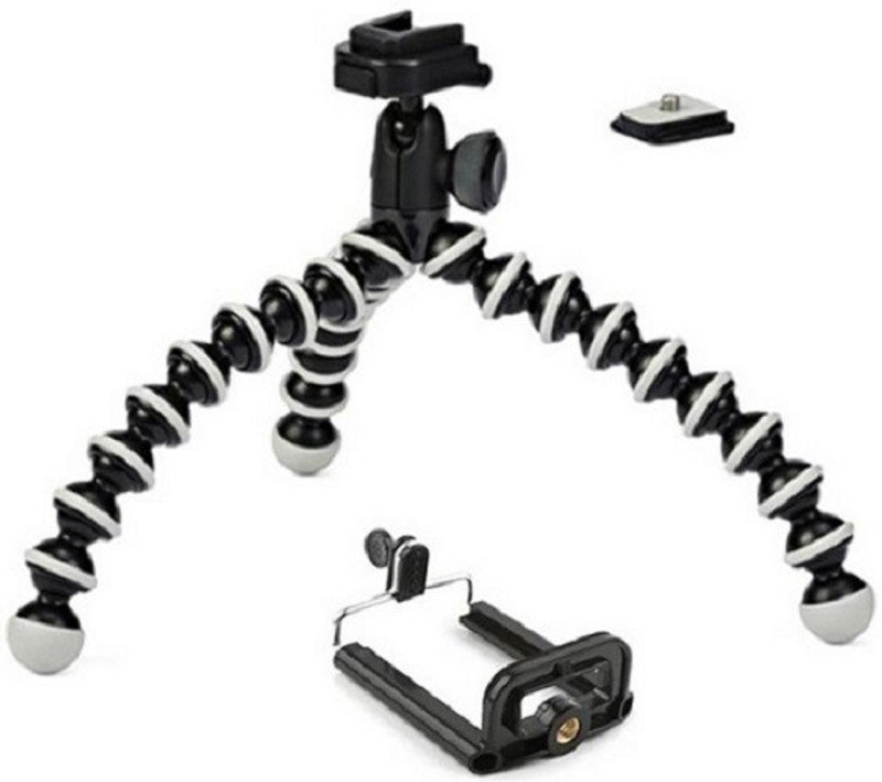 MobFest Gorilla tripod Multi/purpose Octopus Style Tripod Kit(Black, Supports Up to 1500 g)