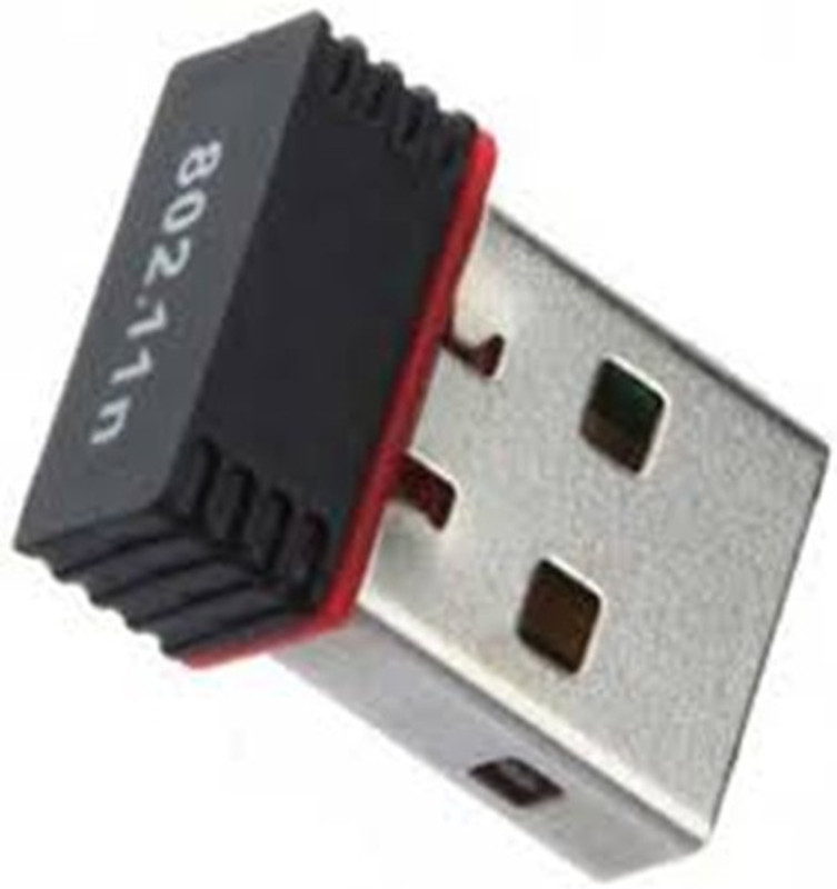 mzee 450 Mbps Portable High Speed Long a range Nano Usb Wifi Dongle, Connector, Receiver 802.11B/G/N 2.0 Wireless Wi Fi 2.4GHz Wireless LAN G USB Adapter(Black)
