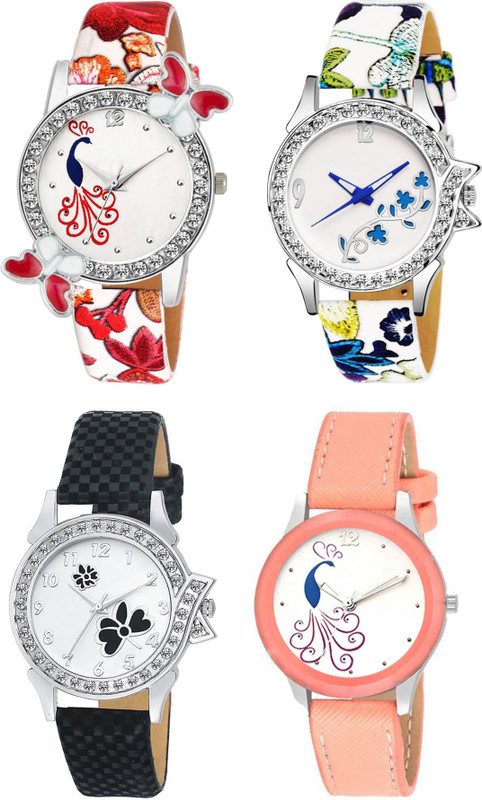 apson Formal~Casual And Party Wedding Designer Italian Lather Strap KK~03 Women And Girls Analog Watch  - For Women